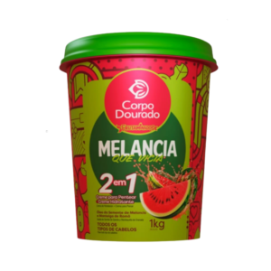 Mascarilla Capilar y Crema de peinar Sandia 1k de Corpo Dourado - Imagen 1