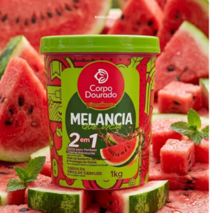 Mascarilla Capilar y Crema de peinar Sandia 1k de Corpo Dourado - Imagen 2