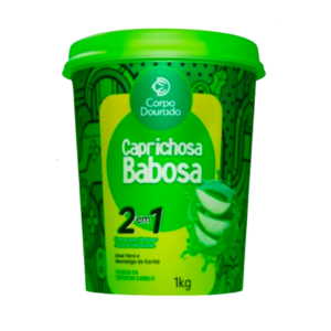 Mascarilla Capilar y Crema de peinar Caprichosa Babosa 1k de Corpo Dourado - Imagen 1